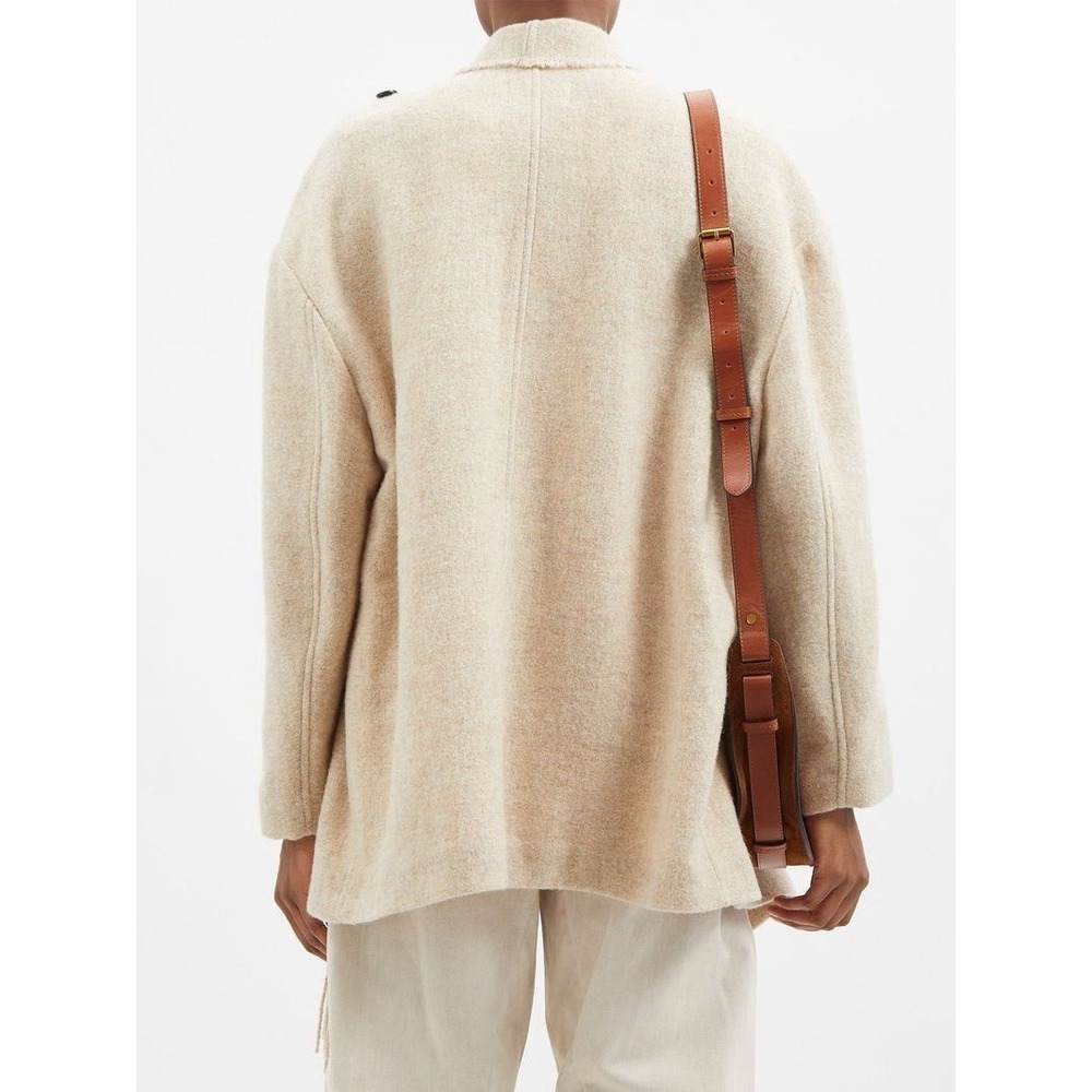 Isabel Marant Fringed Felt Jacket MRSP $450 Excellent EU 38 or Size M - Picture 2 of 9